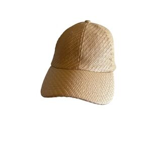 Vera Bradley Straw Baseball Cap Colorful Geometric Patterned Interior Adjustable